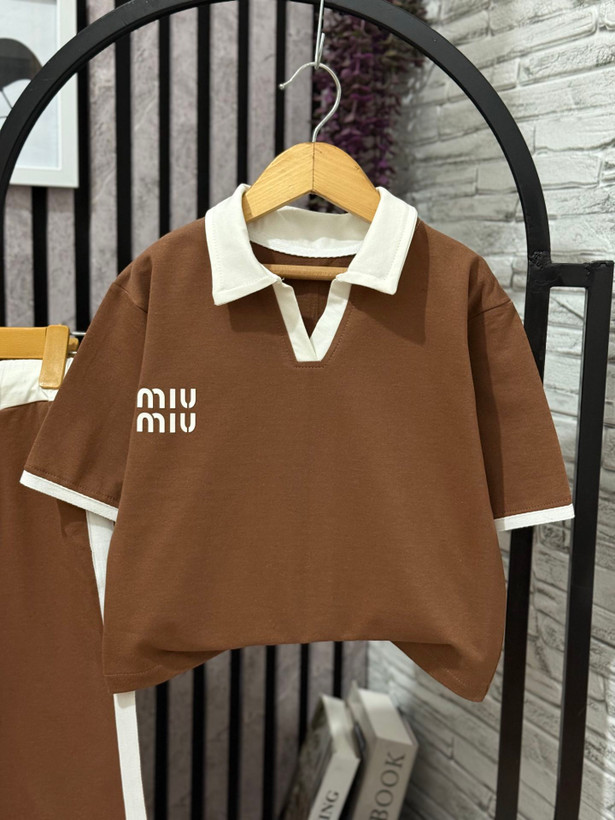 ست پولوشرت و شلوارMIU MIU
